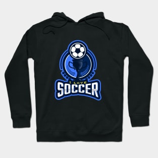 I Love Soccer Hoodie